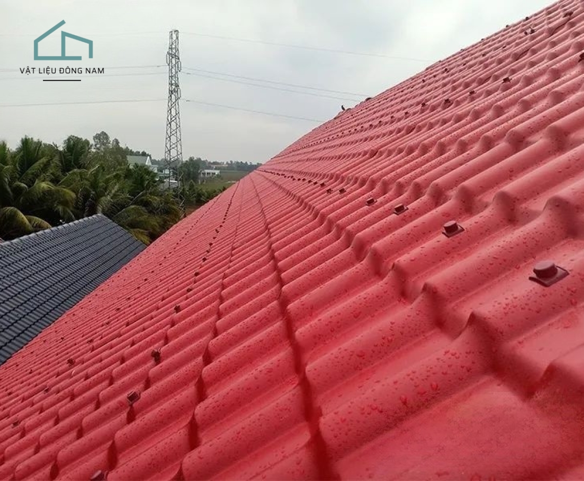 Bộ vít bắn tôn và nắp nhựa chụp đầu vít tôn ngói nhựa